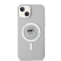 Viedtālruņa apvalks Karl Lagerfeld IML Choupette Magnētiskais MagSafe iPhone 15 Plus - caurspīdīgs (m)