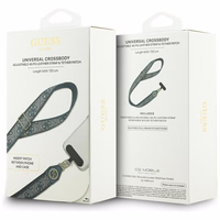 GUESS universālā siksna GUUCNP4DGMB (4G PU siksna, piestiprinājums, ar Strass metāla logotipu) zila