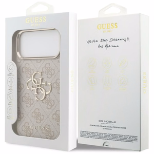 GUESS GUE005593 (PU W/ Big 4G Classic Logo) aizsargvāciņš ierīcei iPhone 18 Pro Max / 17 Pro Max, krāsa – rozā zelta