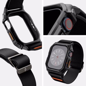 Siksniņa SPIGEN LITE FIT ”PRO” APPLE WATCH 10 (42 MM) matēts melns