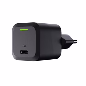 USB lādētājs Green Cell PowerGaN 33W PD 3.0 QC 3.0 1x USB-C melns