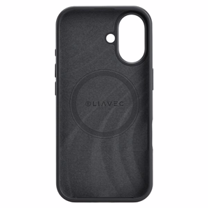 Liavec Silky maciņš ar metāla kameras rāmi priekš Iphone 17 melns