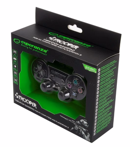 Esperanza EGG107K spēļu kontrolieris Gamepad PC, Playstation 3 analogais / digitālais USB 2.0 melns