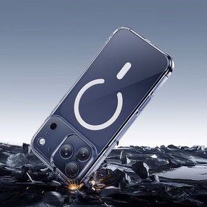 Borofone maciņš BI5 Ice Shield Magnetic Iphone 17 Pro caurspīdīgs
