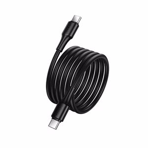 Cable USB C to USB C Hoco 3A 60W 1 m X120 black