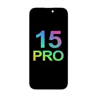 Mecanico Soft OLED ekrāns Incell iPhone 15 Pro ar rāmi (Support IC Transplant) - melns