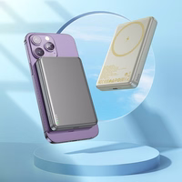 Portatīvais lādētājs saderīgs ar MagSafe Hoco 10000 mAh QC PD 2A 20W Q26A metāla pelēka