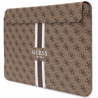 Guess 4G Printed Stripes apvalks 16" klēpjdatoram - brūns
