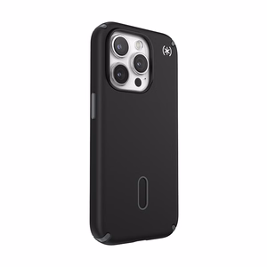Speck Presidio2 Pro ClickLock MagSafe vāciņš ierīcei iPhone 15 Pro, melnā un slānekļpelēkā krāsā