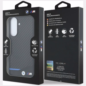 BMW vāks Samsung A57 (PU Carbon) melns