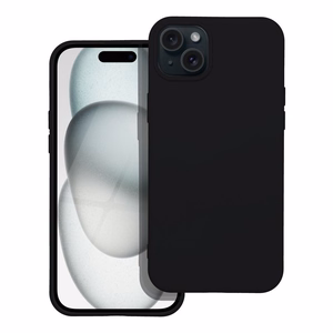Silikona viedtālruņa apvalks IPHONE 15 - melns