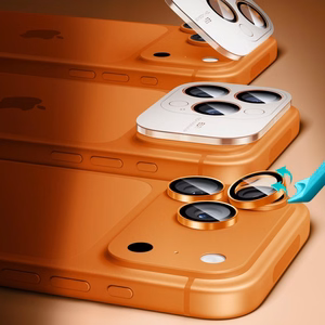 ESR Armorite kameras objektiva stikls priekš iPhone 17 Pro / Max / 15 Pro / Max / 16 Pro / Max / 17 Pro / Max - Oranzs