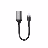 XO adapteris OTG NB201 USB - USB-C melns