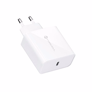 FORCELL F-ENERGY TFK-TC-45WPD ceļojumu lādētājs Type C PD QC4.0 3A 45W balts