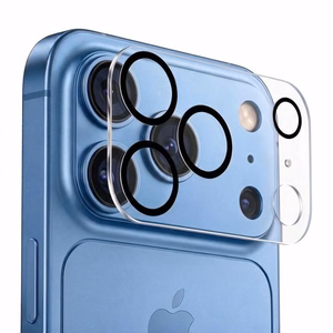 Caurspīdīgs Tech-Protect Cam Fit+ rūdīta stikla kameras aizsargs Apple iPhone 18 Pro Max tālrunim