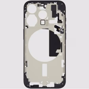 Vidējais rāmis saderīgs ar iPhone 15 Pro Max / Blue Titanium / OEM