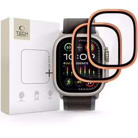 Tech-Protect rūdīts stikls 2 gab. Apple Watch Ultra 49mm oranžs