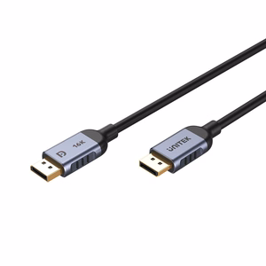 Unitek C1628GY01-1M DisplayPort kabelis melns, pelēks