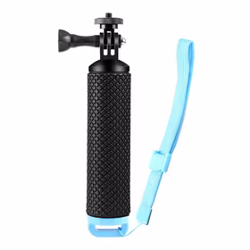 Puluz peldspējas stiprinājums sporta kamerām un tālruņiem (DJI, GoPro, Insta360) (melns)