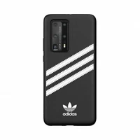 Adidas OR veidots apvalks PU Huawei P40 - melna un balta