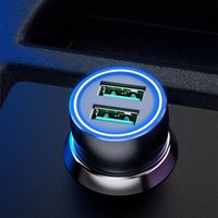 Automašīnas Lādētājs Dudao "R4+" Pelēks 18W (3xQC3.0)