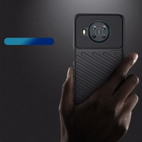 Thunder viedtālruņa apvalks elastīgs bruņu apvalks Nokia X100 melna