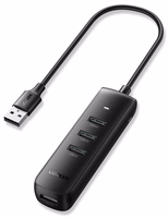 USB centrmezgls Ugreen CM416 USB-A 3.0 uz 4xUSB-A 3.0 (10915) melns
