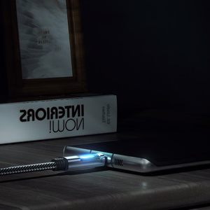 Orico LDC2C USB-C–USB-C PD kabelis ar LED displeju, 100 W, 480 Mbps, 2 m, 2 gab. – melns