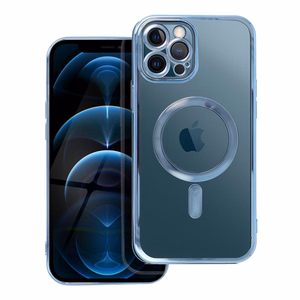ELECTRO MAG COVER viedtālruņa apvalks saderīgs ar MagSafe iPhone 12 Pro Max zils