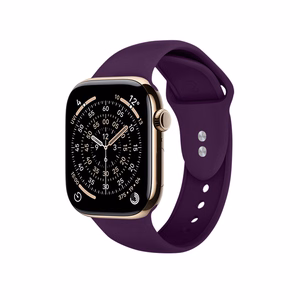Crong Liquid siksniņa Apple Watch 38 / 40 / 41 / 42 mm, plūmju krāsā