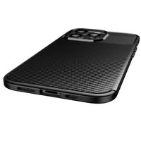 Viedtālruņa apvalks CARBON PREMIUM IPHONE 12 / 12 Pro melns