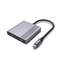 Gembird A-CM-COMBO3-04 USB-C uz HDMI/USB3 adapteris 3-in-1