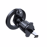 Tech-Protect N53 automašīnas tālruņa turētājs ar MagSafe gaisa ventilācijai - melns