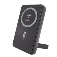 Portatīvais lādētājs Dudao K14S+ 10000mAh 20W USB-A / USB-C / Magnētiskais ar statīvu - melna