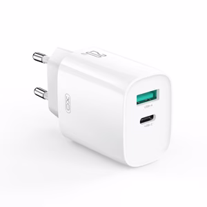 XO wall charger CE29 PD 20W 1x USB-C 1x USB white