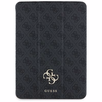 Guess GUFC11RM24PS4SGK iPad Air 11" 2024 melns/melns Magnētiskais 4G Liels Logotips