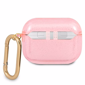 Guess GUAPUCG4GP чехол AirPods Pro розовый/розовый Glitter Collection