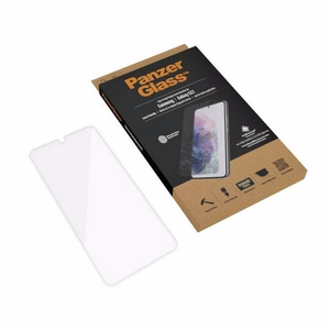 PanzerGlass E2E Microfracture antibakteriālais stikls Samsung Galaxy S22 - ar melnu rāmi