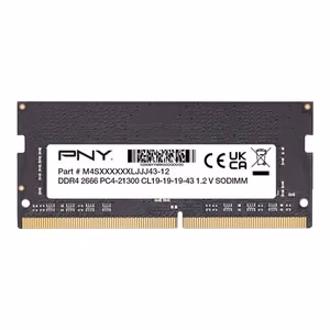PNY MN8GSD42666 memory module 8 GB 1 x 8 GB DDR4 260-pin SO-DIMM