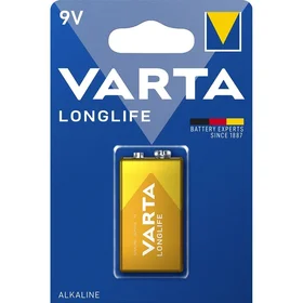 VARTA sārma baterija 9V (Type 6LR61) Longlife 1 gab.