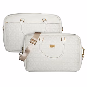 Wonder Portatīvā datora soma 15–16 collas pico quilted beiges krāsas