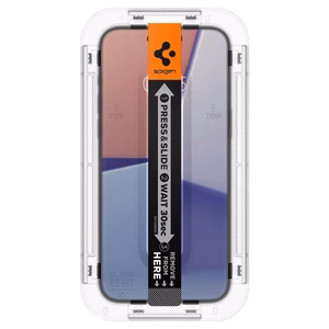 Spigen Glas.tR EZ Fit rūdītais aizsargstikls iPhone 15 Plus / 16 Plus
