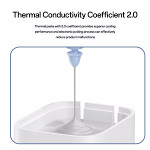 Rock Sienas lādētājs Ice2Cube GaN - USB + 2xType C - PD 65W 3A balts