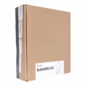 Vadu austiņas Jack 3,5 mm / USB A Poly Blackwire C3325 melnas