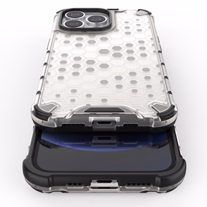 Honeycomb Case броневой чехол с TPU бампером для iPhone 13 Pro синий