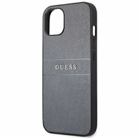 Guess GUHCP13SPSASBGR iPhone 13 mini 5.4" pelēks/pelēks Saffiano Siksna