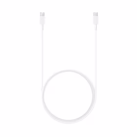 Samsung EP-DX310JWE USB-C - USB-C 3A 1.8m kabelis (lielapjoma – aizstājējiepakojums) – balts