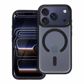 MATTE MAG COVER viedtālruņa apvalks, savietojams ar MagSafe, paredzēts IPHONE 17 Pro, melns