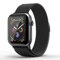 SuperDry Siksniņa Apple Watch 38/40/41 mm Series 1/2/3/4/5/6/7/8/SE/SE2 Chainmail melns 41681