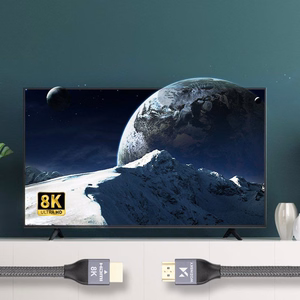 Kabelis (m) HDMI 2.1 8K 60 Hz 48 Gbps / 4K 120 Hz / 2K 144 Hz 2 m sudrabains (m) (WHDMI-20)
